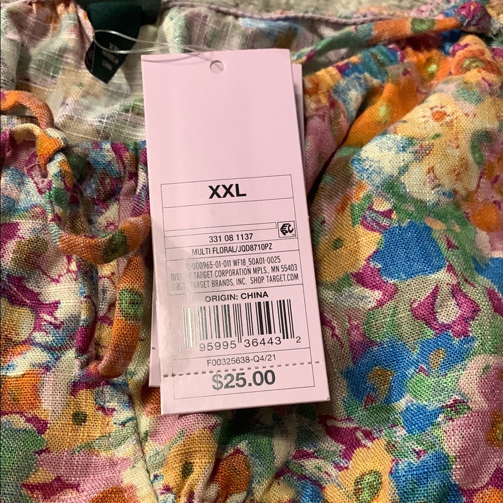 Wild Fable Multicolor Floral Top - Picture 4 of 4